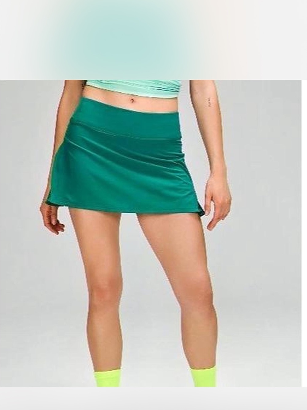 Lululemon sz 8 Lightweight high rise tennis skirt green athleisure loungewear
